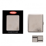 Papierośnica 04727 (6-0134) metal, 80 mm, srebrny/grawer 10 х 8 cm