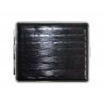 Papierośnica Zorr 20777 metal, czarna 120 mm