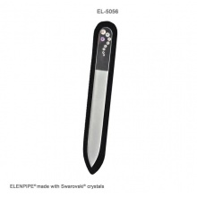 Pilnik szklany do paznokci EL-5056 "Violet Eye" ze Swarovski® crystals 13 cm