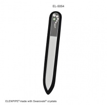 Pilnik szklany do paznokci EL-5054 "Green Eye" ze Swarovski® crystals 13 cm