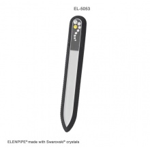 Pilnik szklany do paznokci EL-5053 "Yellow Eye" ze Swarovski® crystals 13 cm