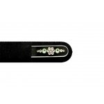 Pilnik szklany do paznokci EL-5095 "Lactea Green" ze Swarovski® crystals 13 cm