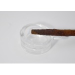 Popielniczka na 1 cygaro 421110 szklana, przeźroczysta, d=6.5 cm
