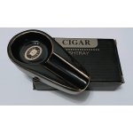 Popielniczka na 1 cygaro NOBLE 90232 CERAMICZNA czarna/zlota 1 2х 6 х 2.5 cm