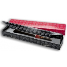 Pudełko ozdobne prezentowe 912330M1 czarne/czerwone, 205x40x20 mm