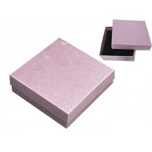 Pudełko ozdobne prezentowe 9398103 jasno-fioletowe 85x85x35 mm 