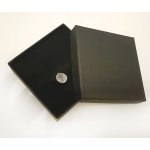 Pudełko ozdobne prezentowe 939890 czarne 85x85x35 mm 