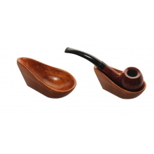 Stojak na fajkę 838-1 RO-EL Italy, drewniany, brązowy