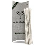 Wyciory do fajki 05111 White Elephant, 100 szt./op., metal/bawełna, białe.