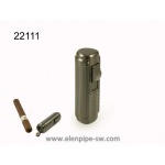 Zapalniczka dla cygar 221110 metal/gaz, żarowa, grafitowa, 4x płomień.