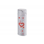 Zapalniczka EL-24.001 "Rose gray Heart" ze Swarovski® crystals