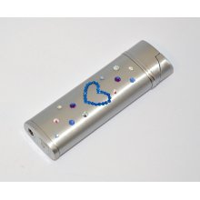 Zapalniczka EL-24.005 "Blue Heart" ze Swarovski® crystals