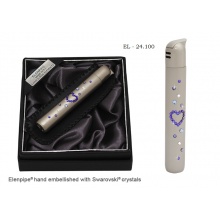 Zapalniczka EL-24.100 "Violet Heart" ze Swarovski® crystals