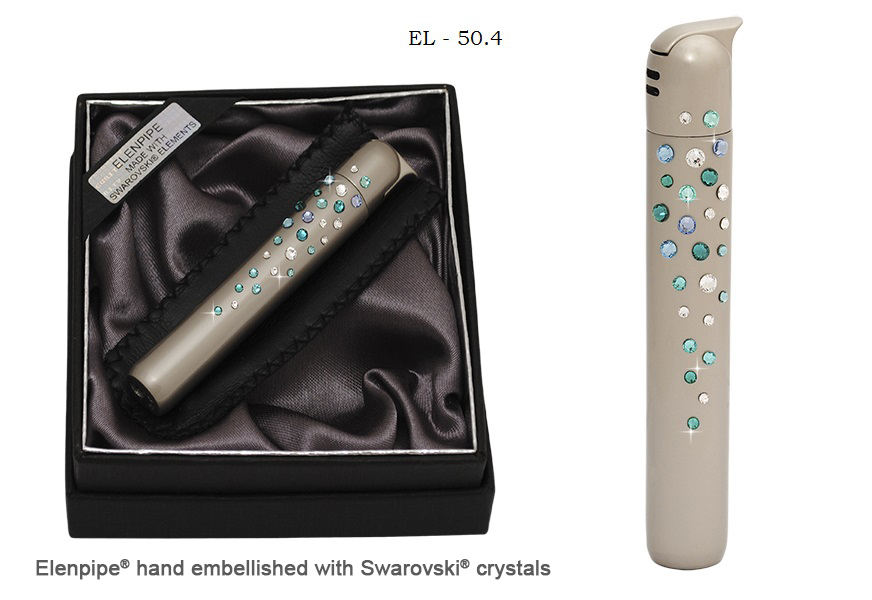 Zapalniczka EL-50.4 "Waterfall Turquoise" ze Swarovski® crystals