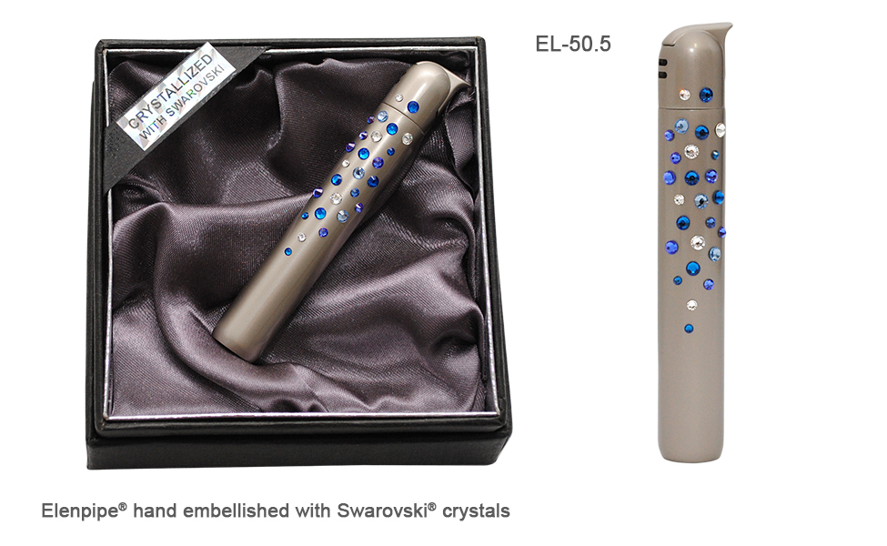 Zapalniczka EL-50.5 "Waterfall Blue" ze Swarovski® crystals