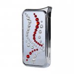 Zapalniczka EL-53.00 "Wave Red" ze Swarovski® crystals