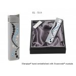 Zapalniczka EL-53.9 "Wave Aquamarine" ze Swarovski® crystals