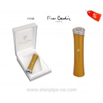 Zapalniczka Pierre Cardin 11135 "Mademoiselle", metal/gaz, piezo, żółta, Swarovski® crystals.