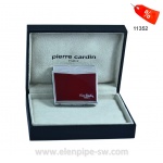 Zapalniczka Pierre Cardin 11352 "Royal Laque" metalowa, gazowa, bordowy lakier/srebrna