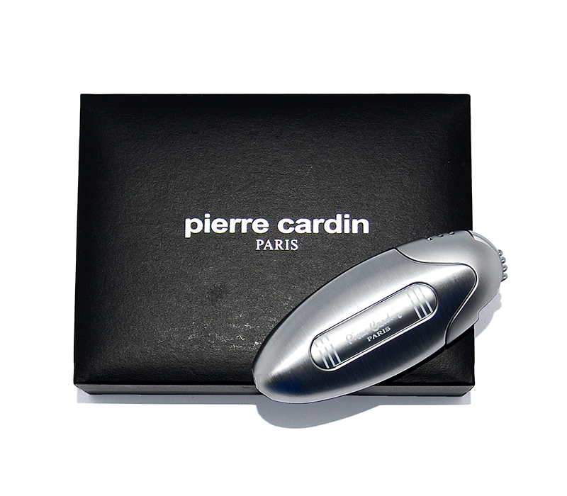 Zapalniczka Pierre Cardin 11060 "Lido" metal/gaz, piezo, srebrna/chrom.