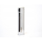 Zapalniczka Pierre Cardin 11087 "Juliette", metal/gaz, piezo, srebrna ze wzorkiem 82x12x22 mm