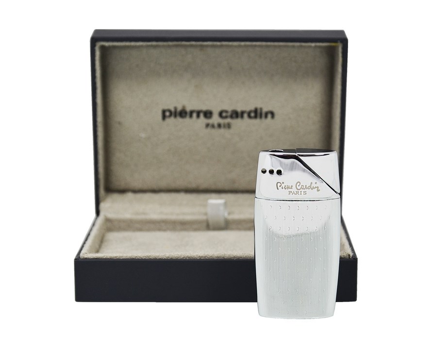 Zapalniczka Pierre Cardin 111503 "Poitiers", metal/gaz, piezo, srebrna/błysk, 63x10x30 mm.