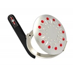 Komplet lusterko EL-01.4 Red Sun + pilnik czerwony EL-5015 albo EL-5093 Swarovski® crystals kosmetyczne
