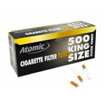 Zestaw do papierosów 0402500 Atomic: gilzy 8 mm, nabijarka, zapalniczka, etui
