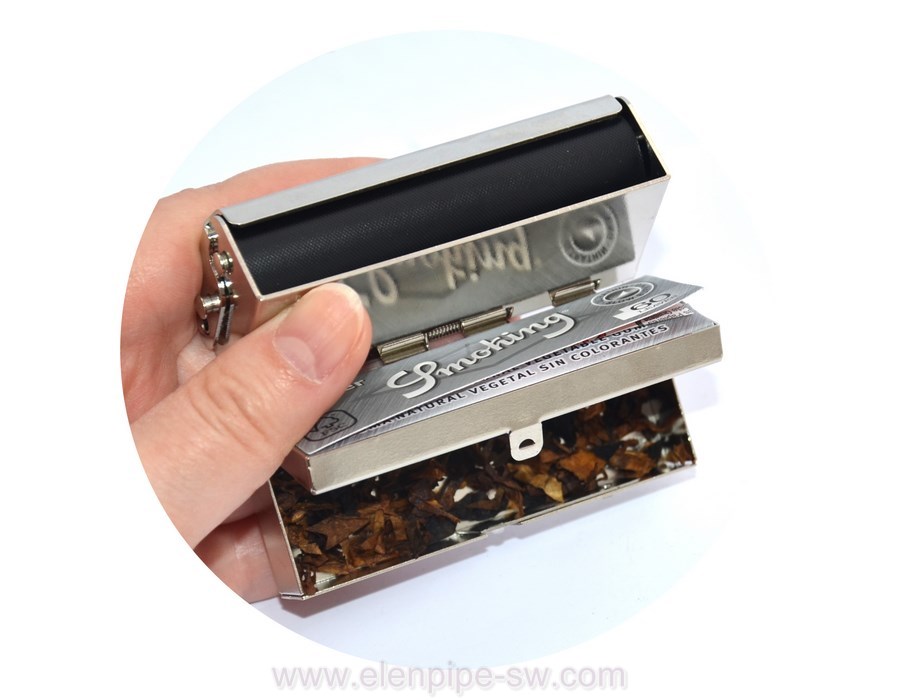Zwijarka papierosowa 0125502 Atomic, metalowa, 70 mm