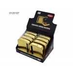 Zwijarka papierosowa 0125107 Atomic, metal, złota, 70 mm, w pudełku.